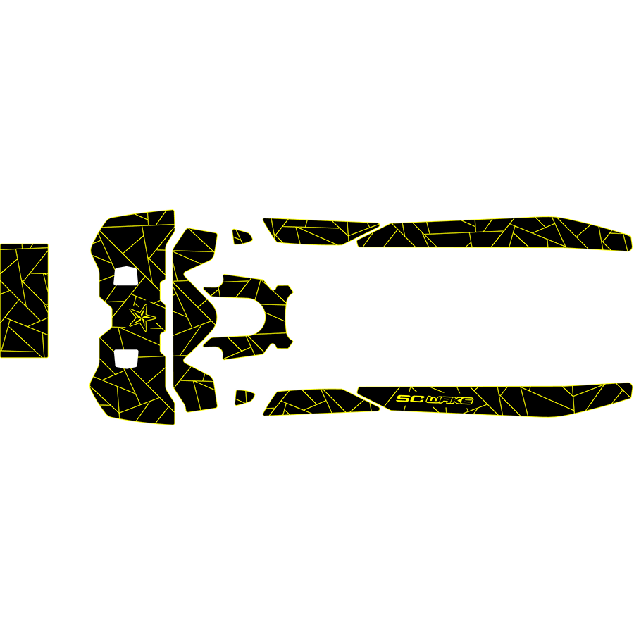 SC Wake Sea Doo Fish Pro '21 Waverunner Jet Ski Traction Mat Kit