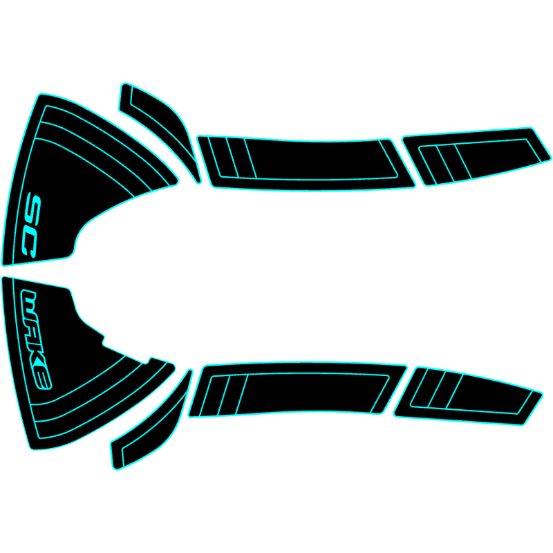 SC Wake Yamaha WaveBlaster 800 Traction Mat Kit