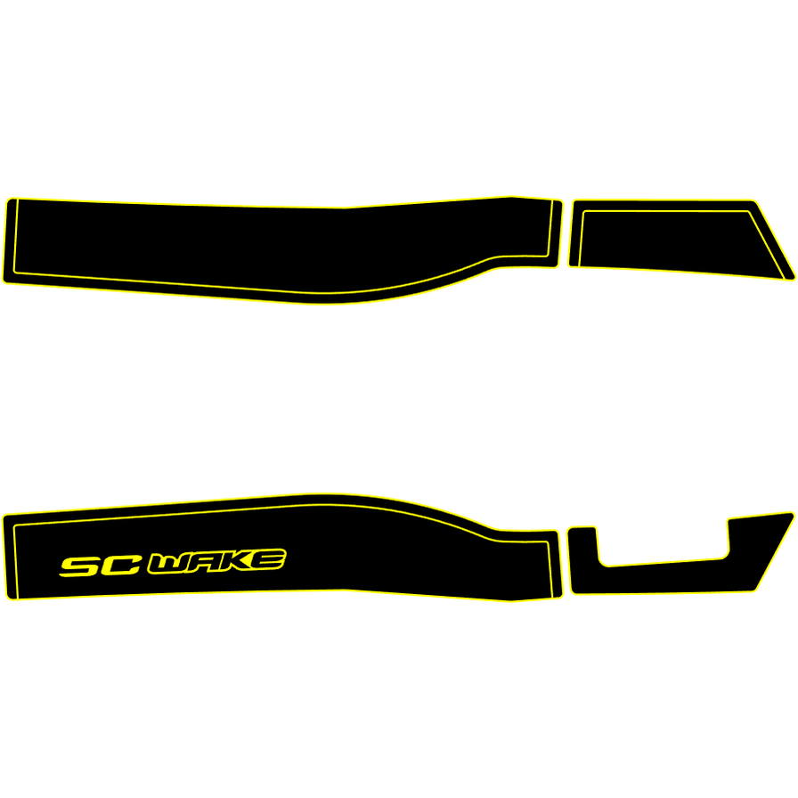 SC Wake Yamaha VXR 650 & VXR Pro 701 (pre 2010) Traction Mat Kit