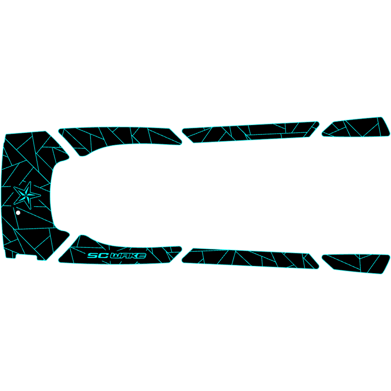 SC Wake Yamaha FX HO, Cruiser HO, FX SHO, Cruiser SHO, FX SVHO, & Cruiser SVHO '12-16 Traction Mat Kit