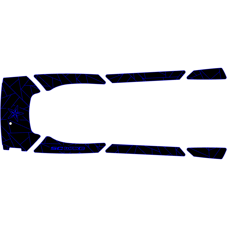 SC Wake Yamaha FX HO, Cruiser HO, FX SHO, Cruiser SHO, FX SVHO, & Cruiser SVHO '12-16 Traction Mat Kit