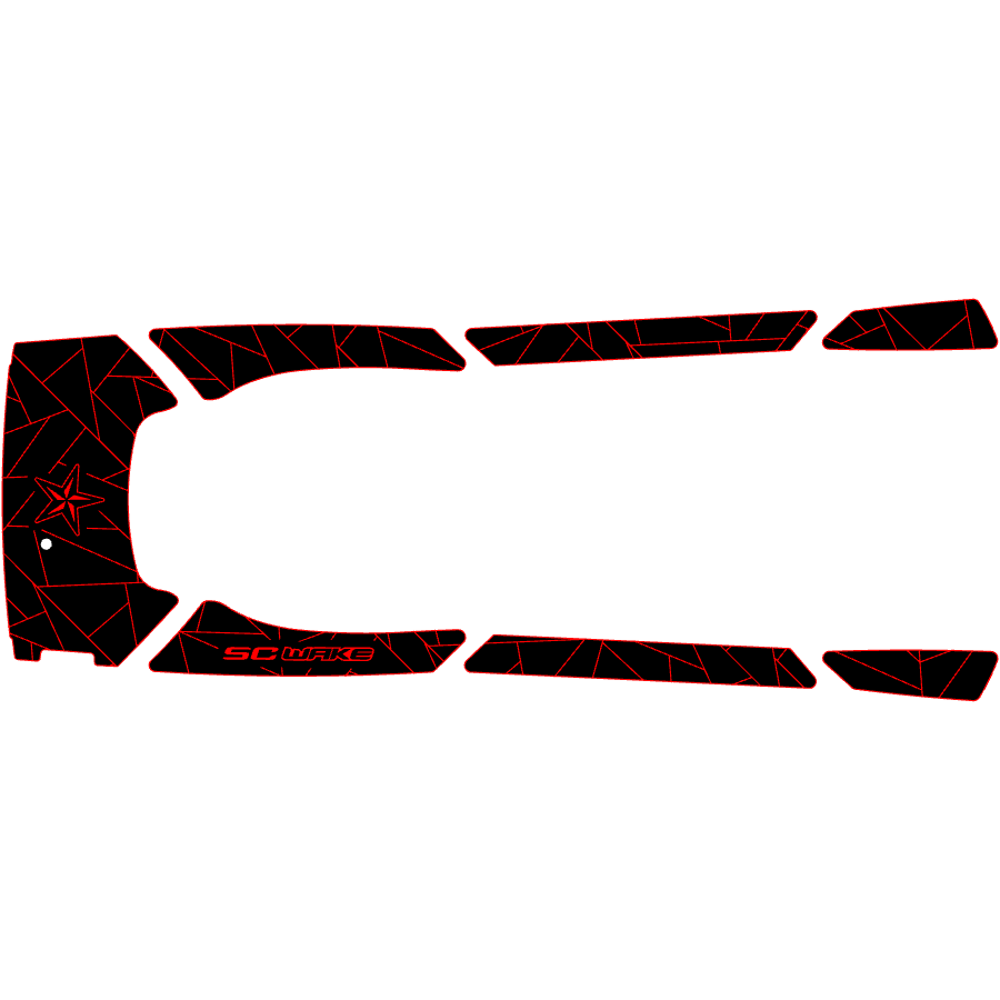SC Wake Yamaha FX HO, Cruiser HO, FX SHO, Cruiser SHO, FX SVHO, & Cruiser SVHO '12-16 Traction Mat Kit