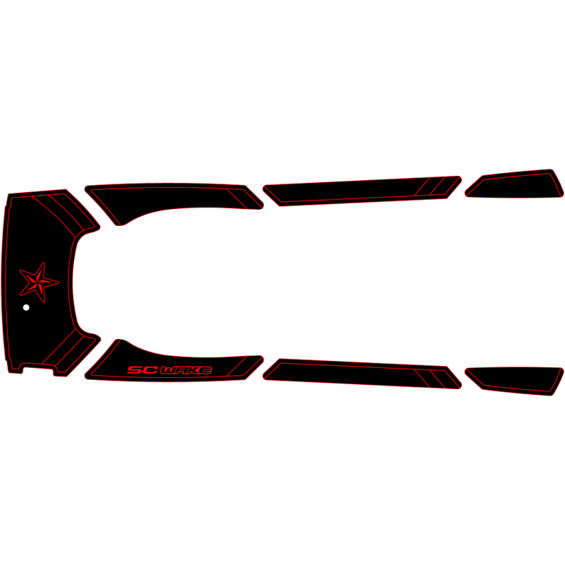 SC Wake Yamaha FX HO, Cruiser HO, FX SHO, Cruiser SHO, FX SVHO, & Cruiser SVHO '12-16 Traction Mat Kit