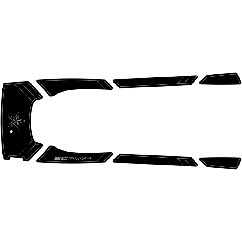 SC Wake Yamaha FX HO, Cruiser HO, FX SHO, Cruiser SHO, FX SVHO, & Cruiser SVHO '12-16 Traction Mat Kit