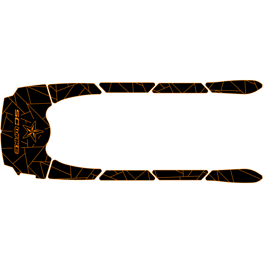 SC Wake Yamaha VX, VXS, VXR, VX Sport, VX Deluxe & VX Cruiser '10-14, V1 & V1 Sport '15-16 Traction Mat Kit