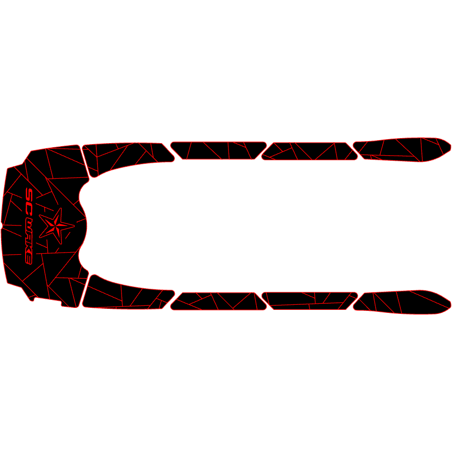 SC Wake Yamaha VX, VXS, VXR, VX Sport, VX Deluxe & VX Cruiser '10-14, V1 & V1 Sport '15-16 Traction Mat Kit