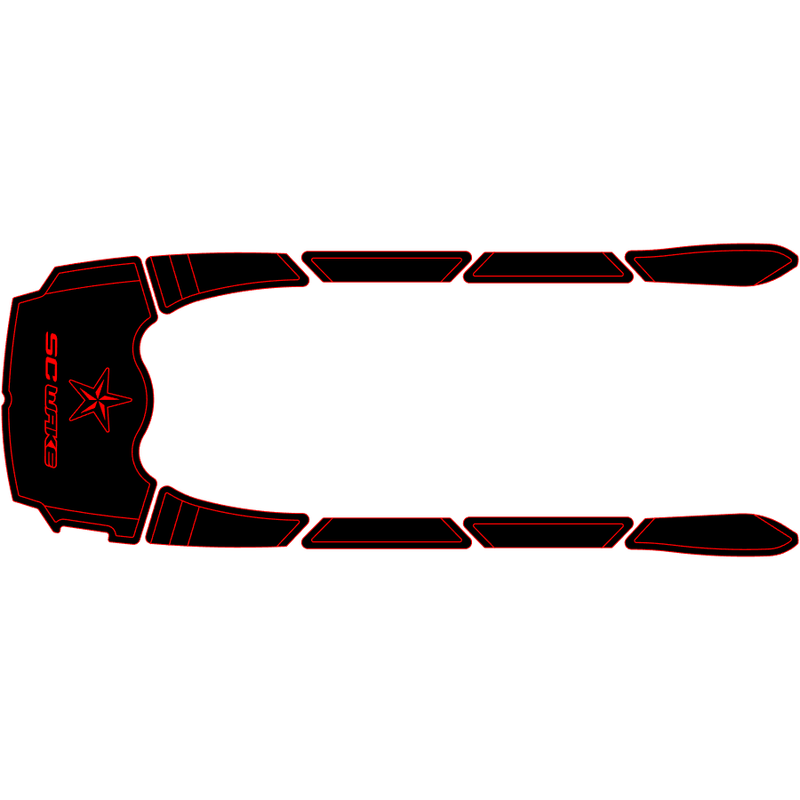 SC Wake Yamaha VX, VXS, VXR, VX Sport, VX Deluxe & VX Cruiser '10-14, V1 & V1 Sport '15-16 Traction Mat Kit