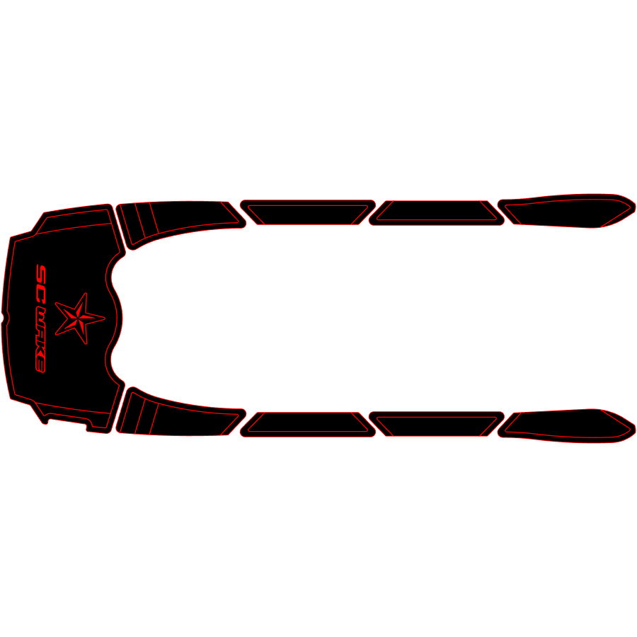 SC Wake Yamaha VX, VXS, VXR, VX Sport, VX Deluxe & VX Cruiser '10-14, V1 & V1 Sport '15-16 Traction Mat Kit