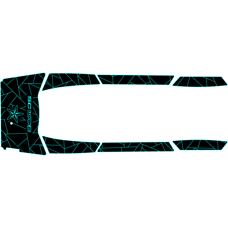 SC Wake Yamaha VXS '15-18, VXR, VX Ltd., VX Cruiser & HO, VX Deluxe '15-18 & GP1800 '17 Waverunner Traction Mat Kit