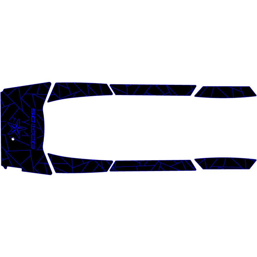 SC Wake Yamaha VXS '15-18, VXR, VX Ltd., VX Cruiser & HO, VX Deluxe '15-18 & GP1800 '17 Waverunner Traction Mat Kit