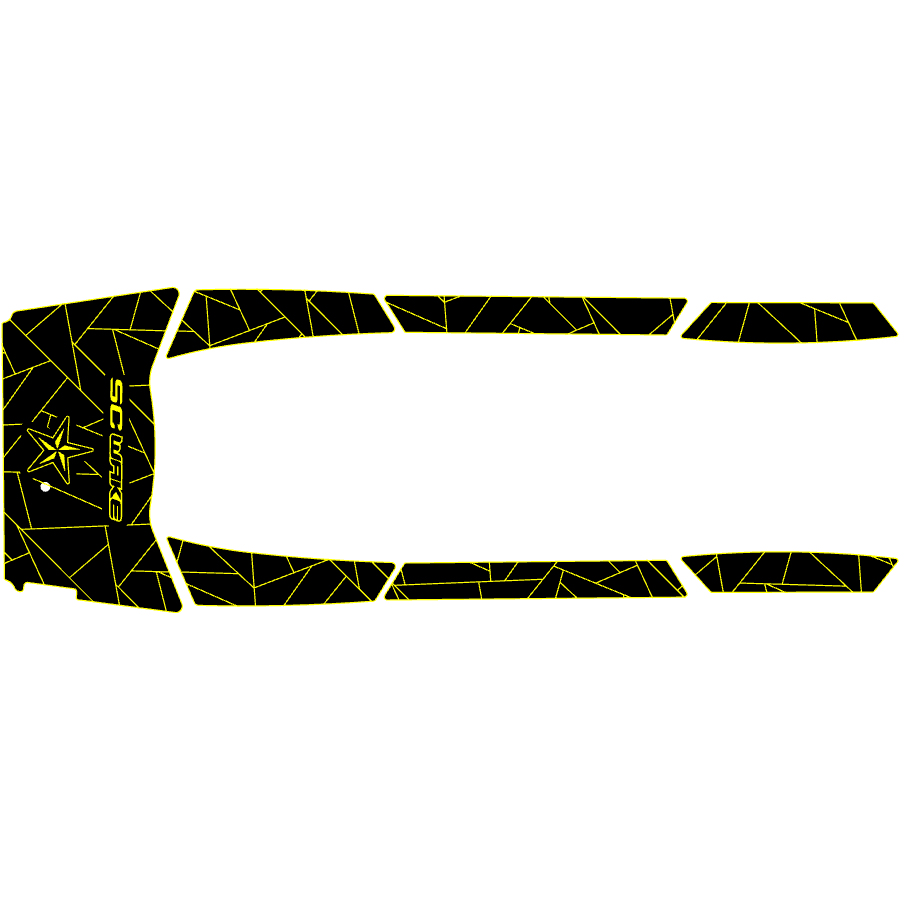 SC Wake Yamaha VXS '15-18, VXR, VX Ltd., VX Cruiser & HO, VX Deluxe '15-18 & GP1800 '17 Waverunner Traction Mat Kit