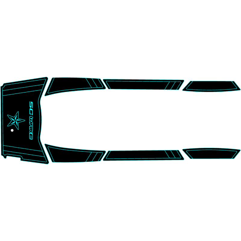 SC Wake Yamaha VXS '15-18, VXR, VX Ltd., VX Cruiser & HO, VX Deluxe '15-18 & GP1800 '17 Waverunner Traction Mat Kit