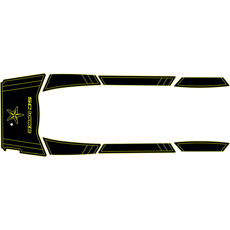 SC Wake Yamaha VXS '15-18, VXR, VX Ltd., VX Cruiser & HO, VX Deluxe '15-18 & GP1800 '17 Waverunner Traction Mat Kit