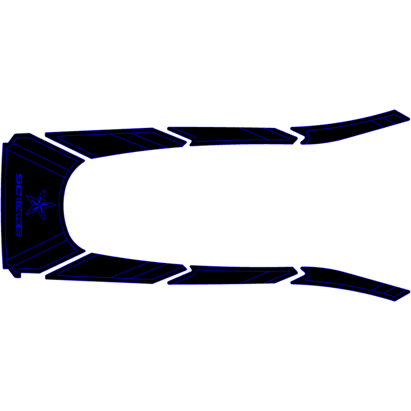 SC Wake Yamaha GP1800R HO / GP1800R SVHO '21 Waverunner Traction Mat Kit