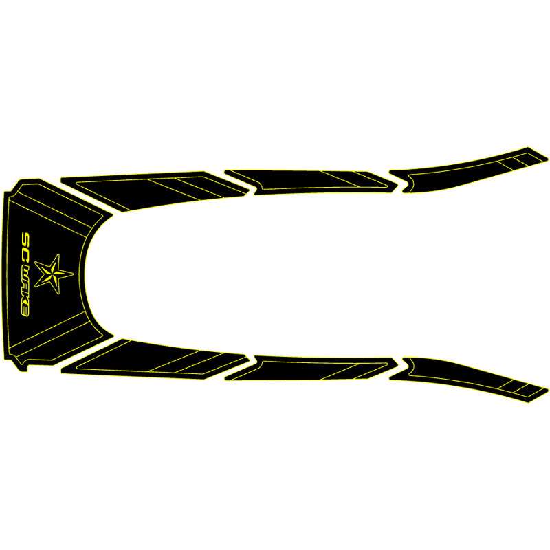 SC Wake Yamaha GP1800R HO / GP1800R SVHO '21 Waverunner Traction Mat Kit