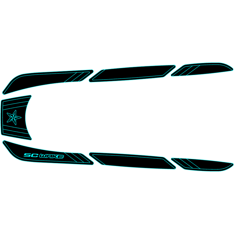 SC Wake Honda F-12 / F-12X Waverunner Jet Ski Traction Mat Kit