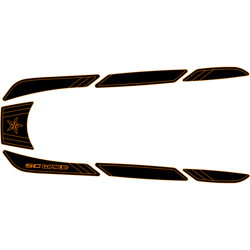 SC Wake Honda F-12 / F-12X Waverunner Jet Ski Traction Mat Kit