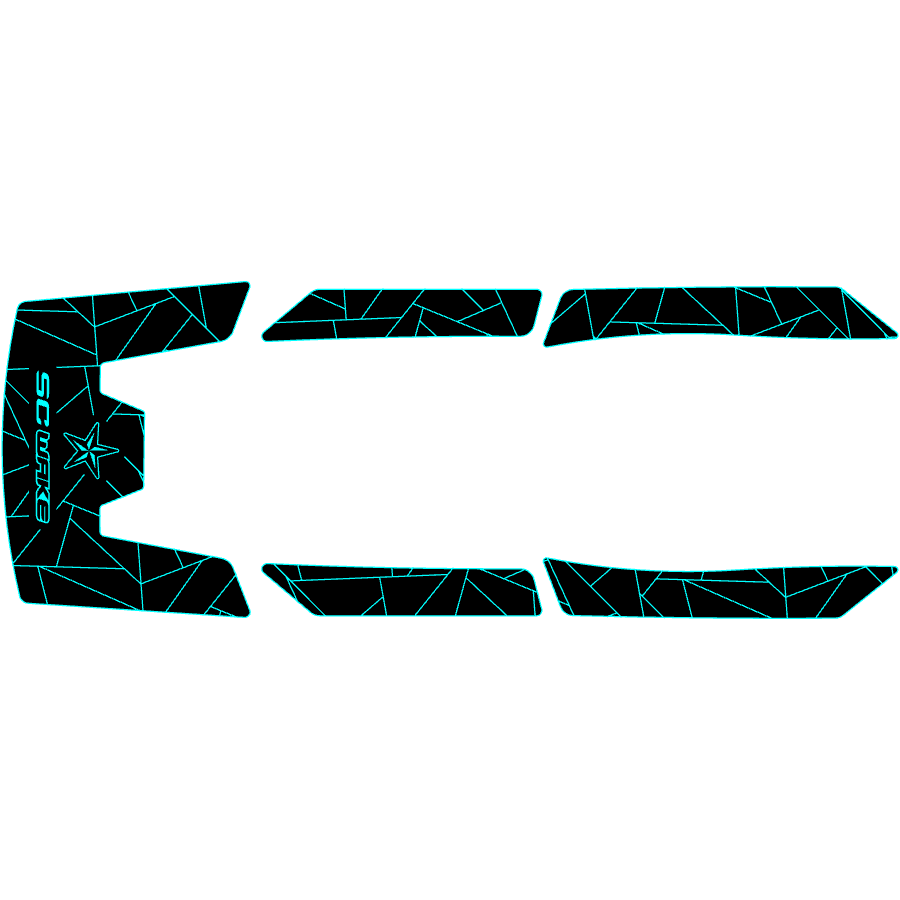 SC Wake Honda R-12 / R-12X Waverunner Jet Ski Traction Mat Kit