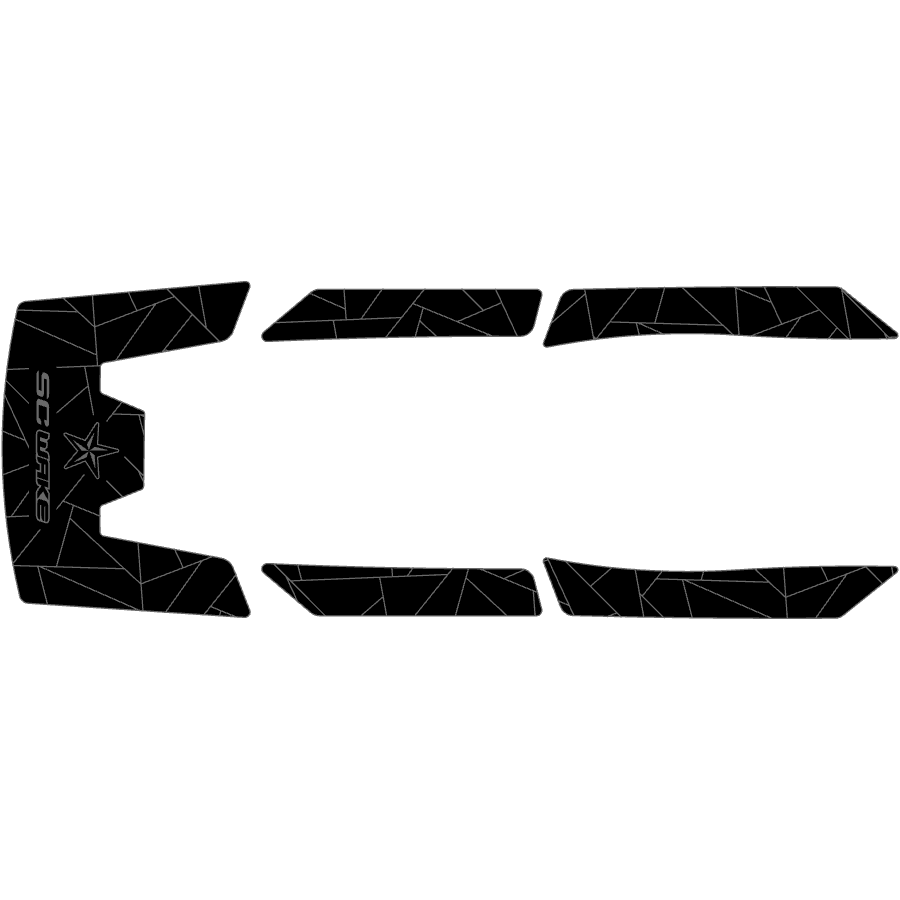 SC Wake Honda R-12 / R-12X Waverunner Jet Ski Traction Mat Kit
