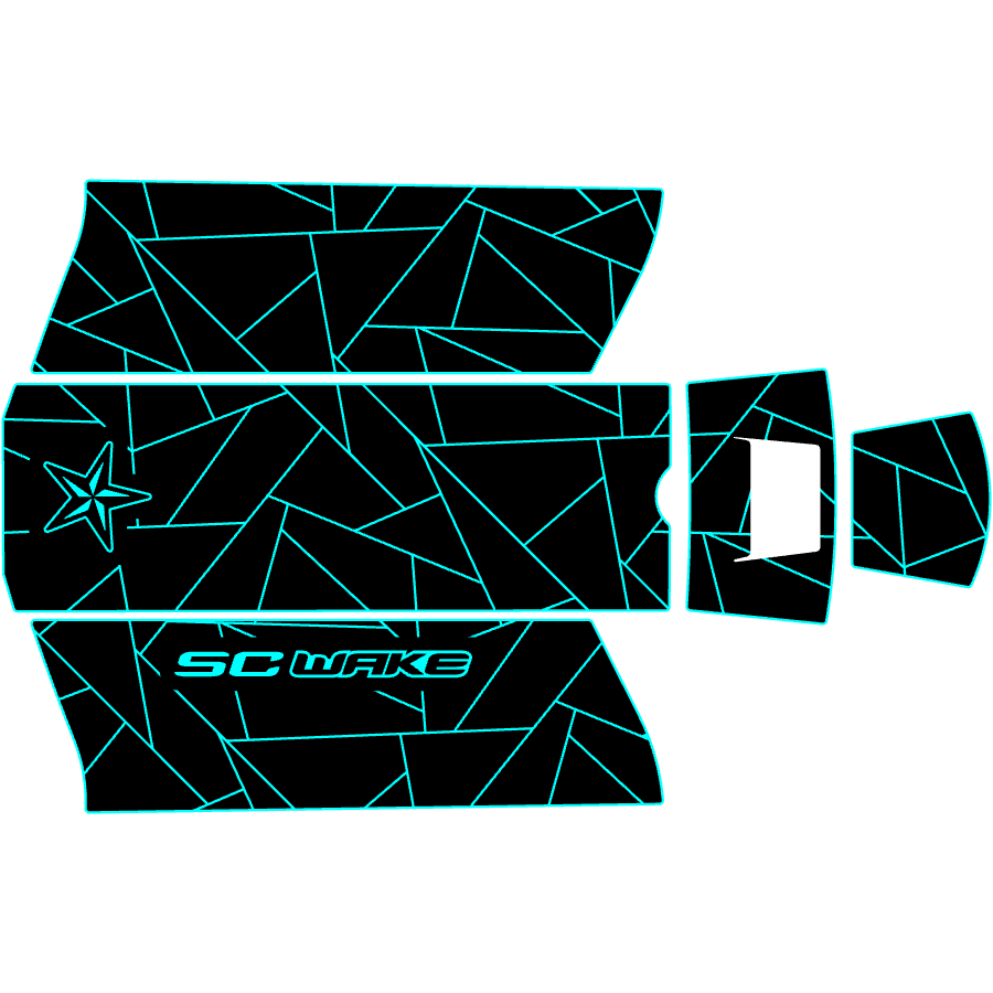 SC Wake Kawasaki JS300, 440, 550 Jet Ski Traction Mat Kit