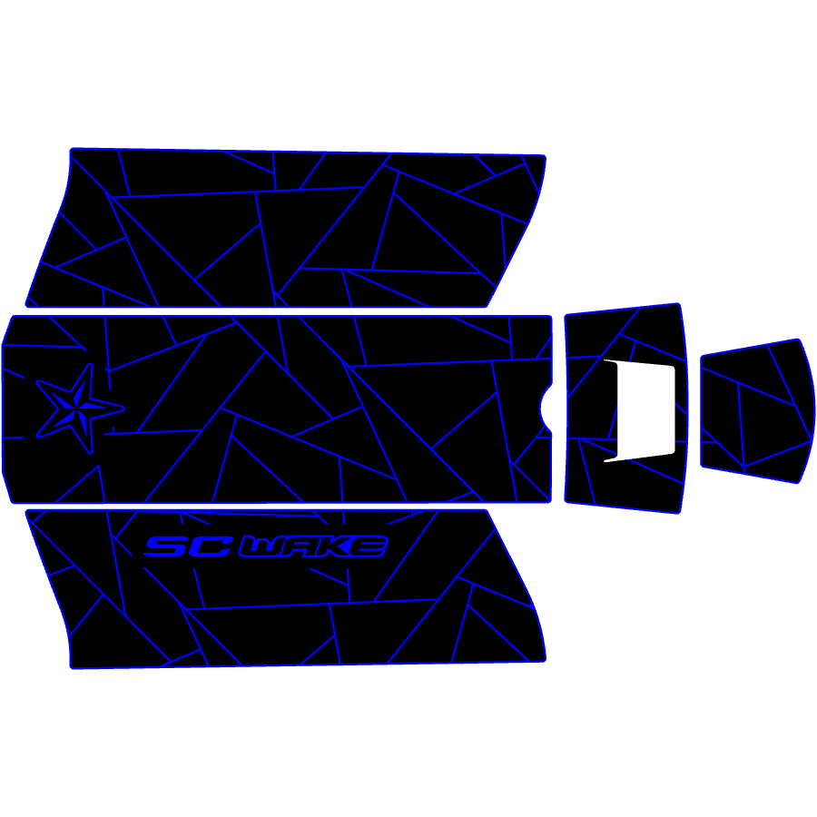 SC Wake Kawasaki JS300, 440, 550 Jet Ski Traction Mat Kit