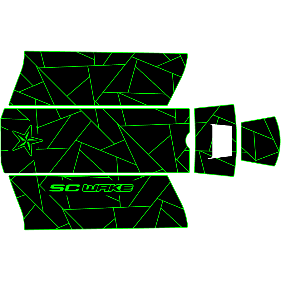 SC Wake Kawasaki JS300, 440, 550 Jet Ski Traction Mat Kit