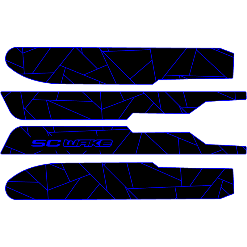 SC Wake Kawasaki X2 650 Jet Ski Traction Mat Kit