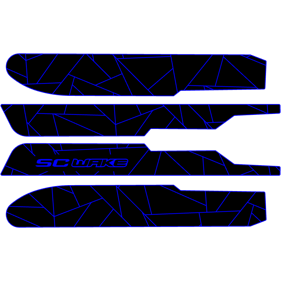 SC Wake Kawasaki X2 650 Jet Ski Traction Mat Kit