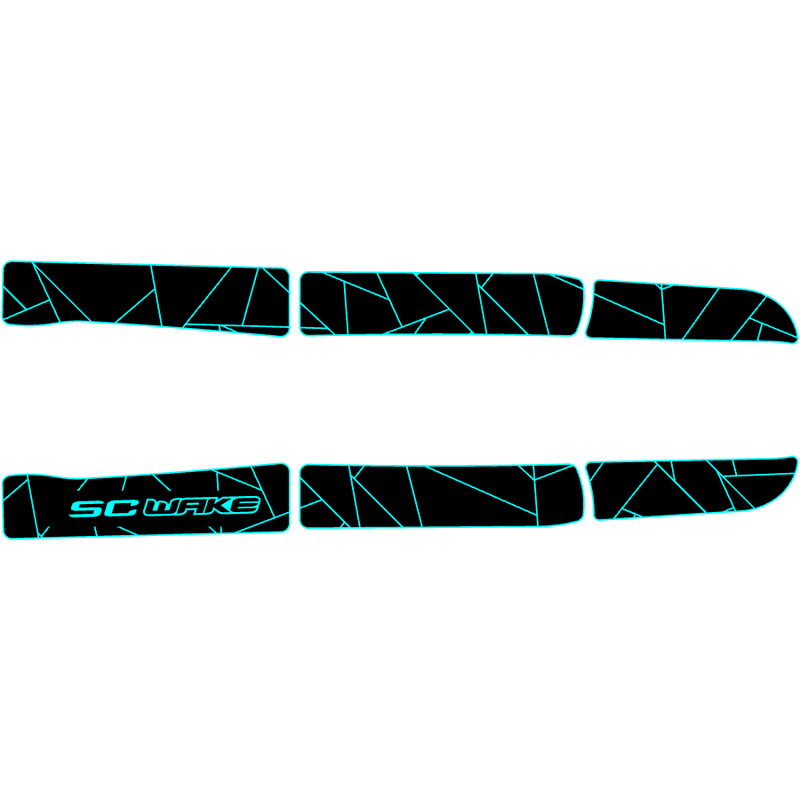 SC Wake Kawasaki 750/900/1100ZXi Jet Ski Traction Mat Kit