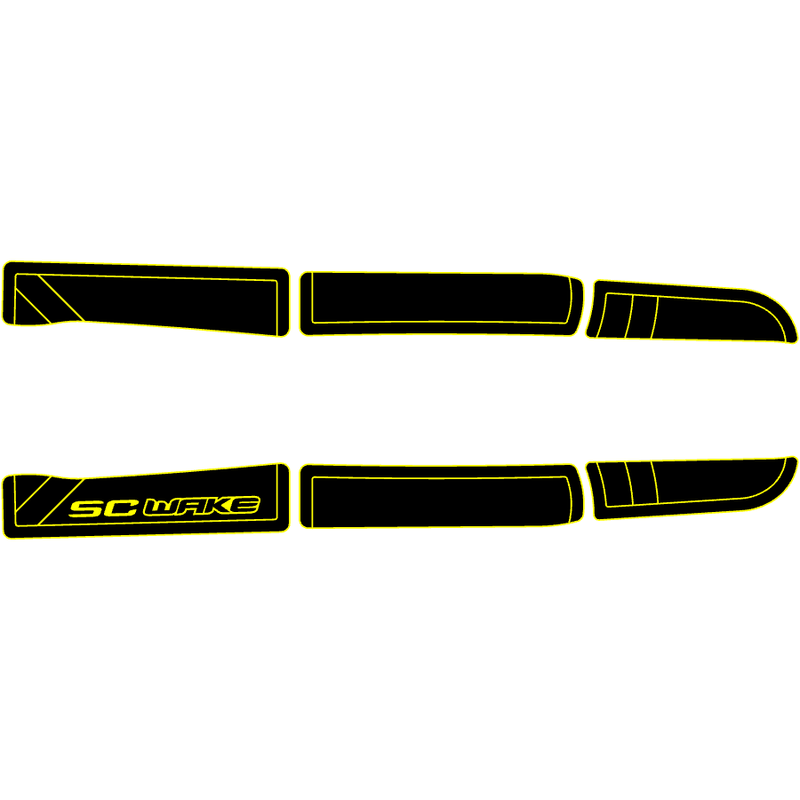 SC Wake Kawasaki 750/900/1100ZXi Jet Ski Traction Mat Kit