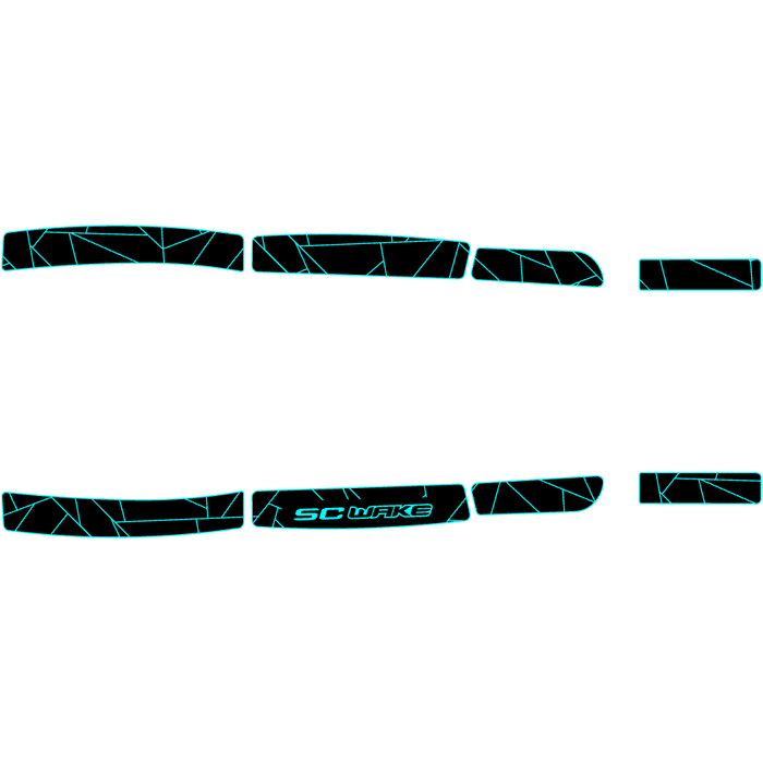 SC Wake Kawasaki Ultra 130 & 150 Jet Ski Traction Mat Kit