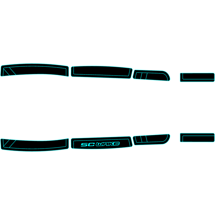 SC Wake Kawasaki Ultra 130 & 150 Jet Ski Traction Mat Kit