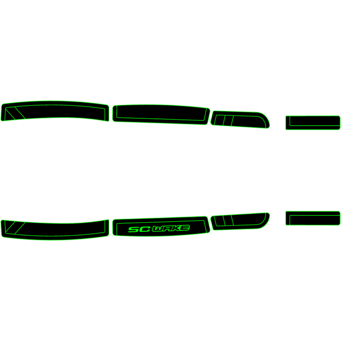 SC Wake Kawasaki Ultra 130 & 150 Jet Ski Traction Mat Kit