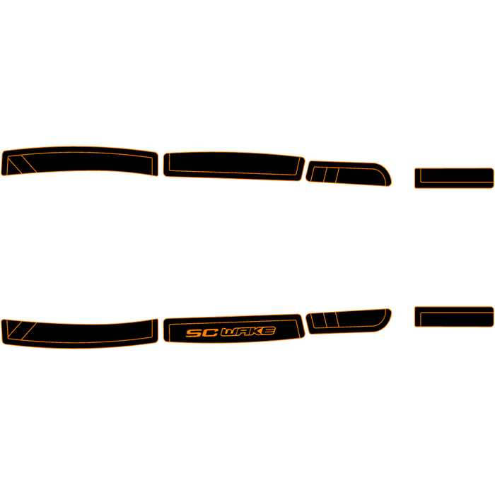 SC Wake Kawasaki Ultra 130 & 150 Jet Ski Traction Mat Kit