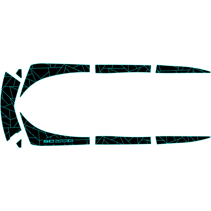 SC Wake Kawasaki Ultra LX/250/260/300 & 310 '07-20 Jet Ski Traction Mat Kit