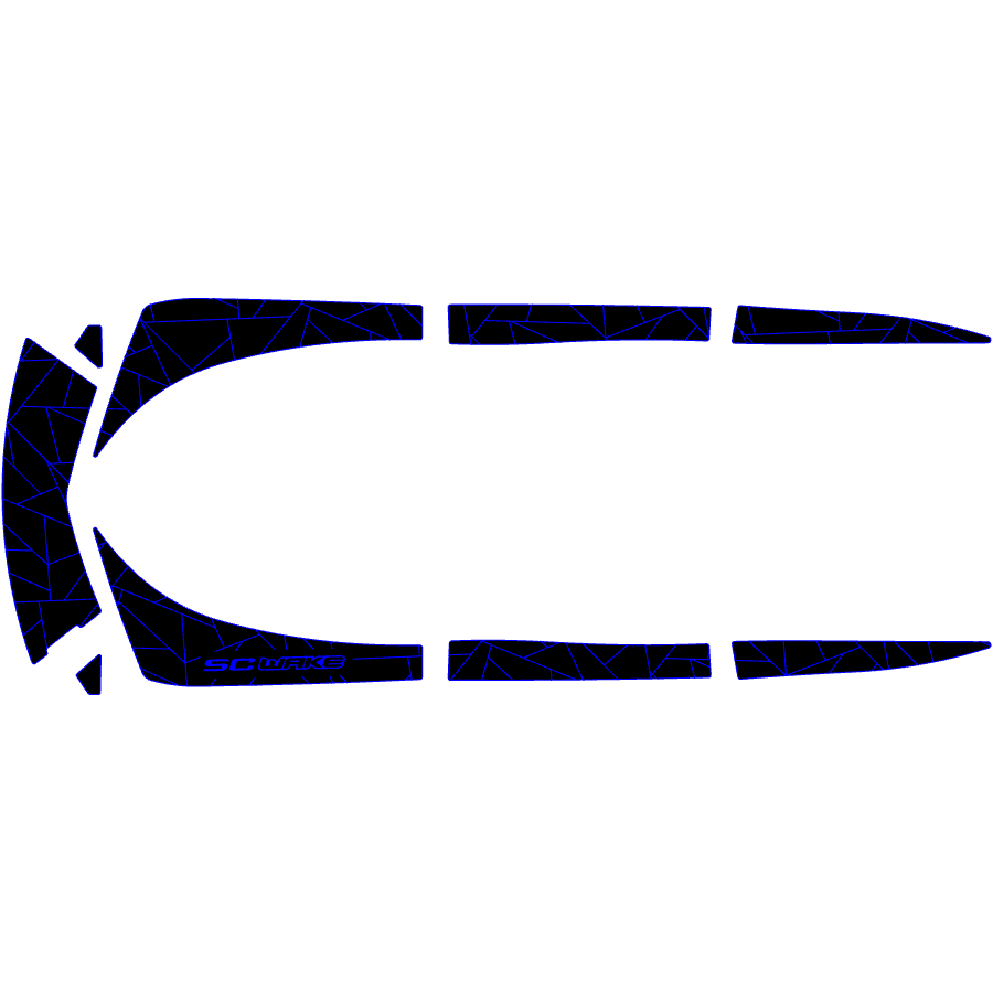 SC Wake Kawasaki Ultra LX/250/260/300 & 310 '07-20 Jet Ski Traction Mat Kit