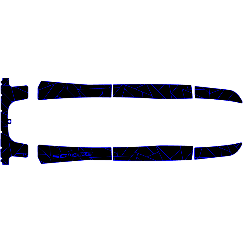 SC Wake Kawasaki 750 ST/STS/STX & 900 STX 'Pre 99 Jet Ski Traction Mat Kit