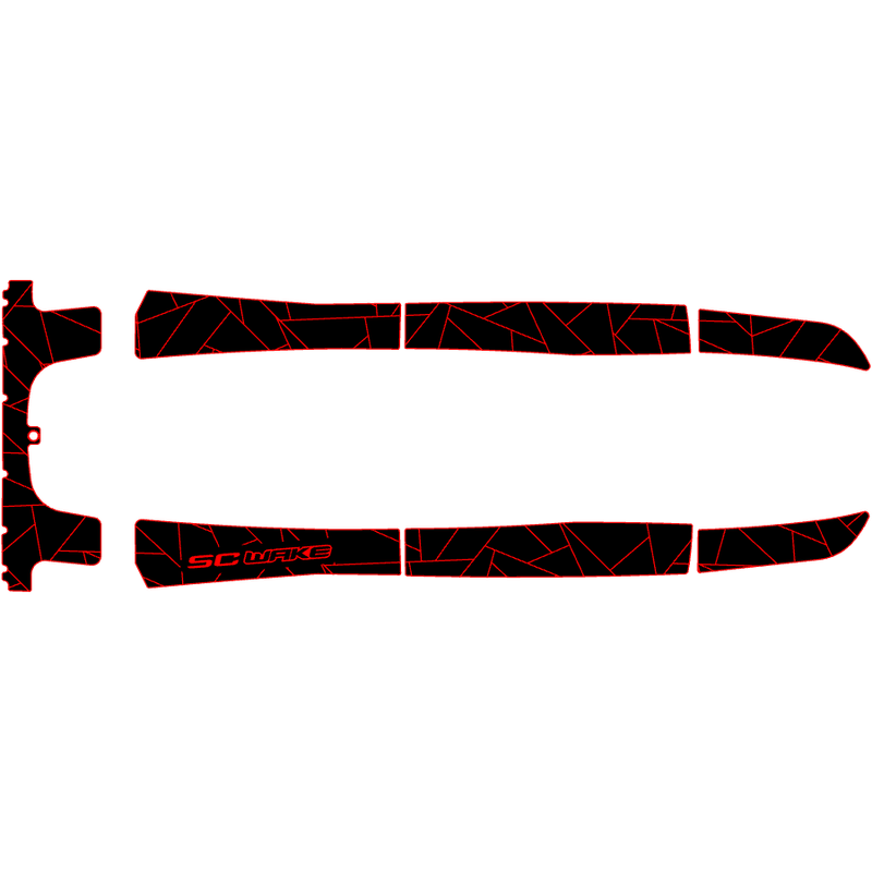 SC Wake Kawasaki 750 ST/STS/STX & 900 STX 'Pre 99 Jet Ski Traction Mat Kit