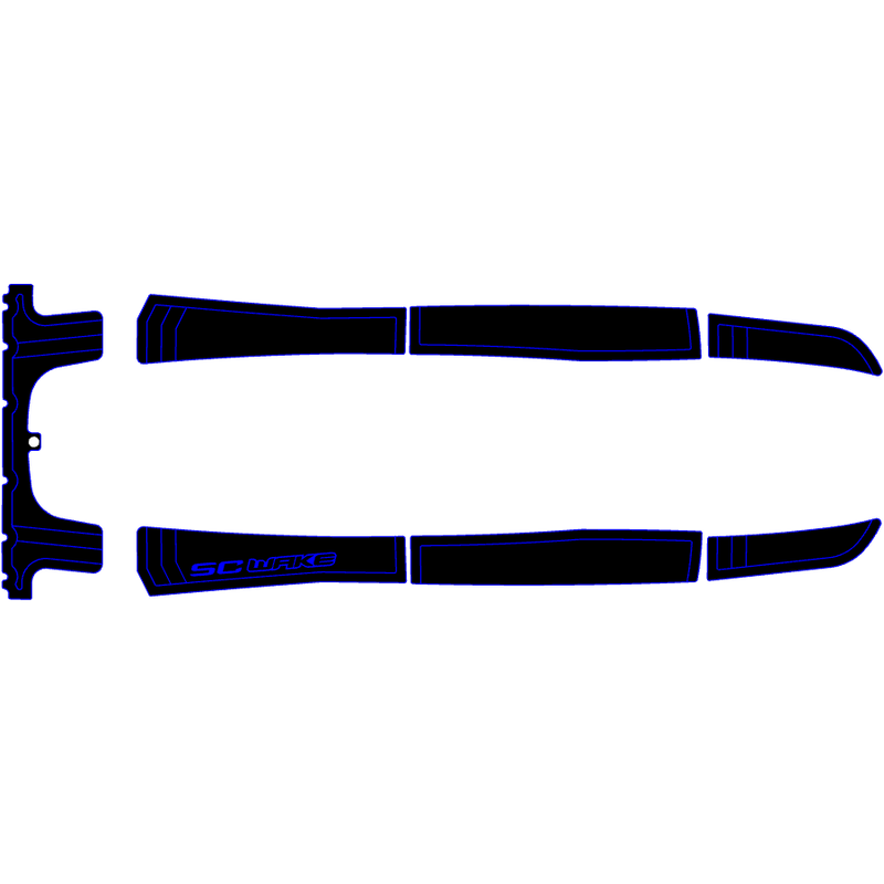 SC Wake Kawasaki 750 ST/STS/STX & 900 STX 'Pre 99 Jet Ski Traction Mat Kit