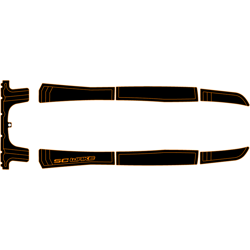 SC Wake Kawasaki 750 ST/STS/STX & 900 STX 'Pre 99 Jet Ski Traction Mat Kit