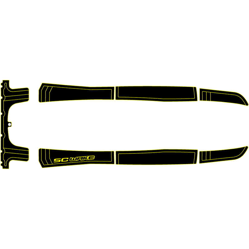 SC Wake Kawasaki 750 ST/STS/STX & 900 STX 'Pre 99 Jet Ski Traction Mat Kit