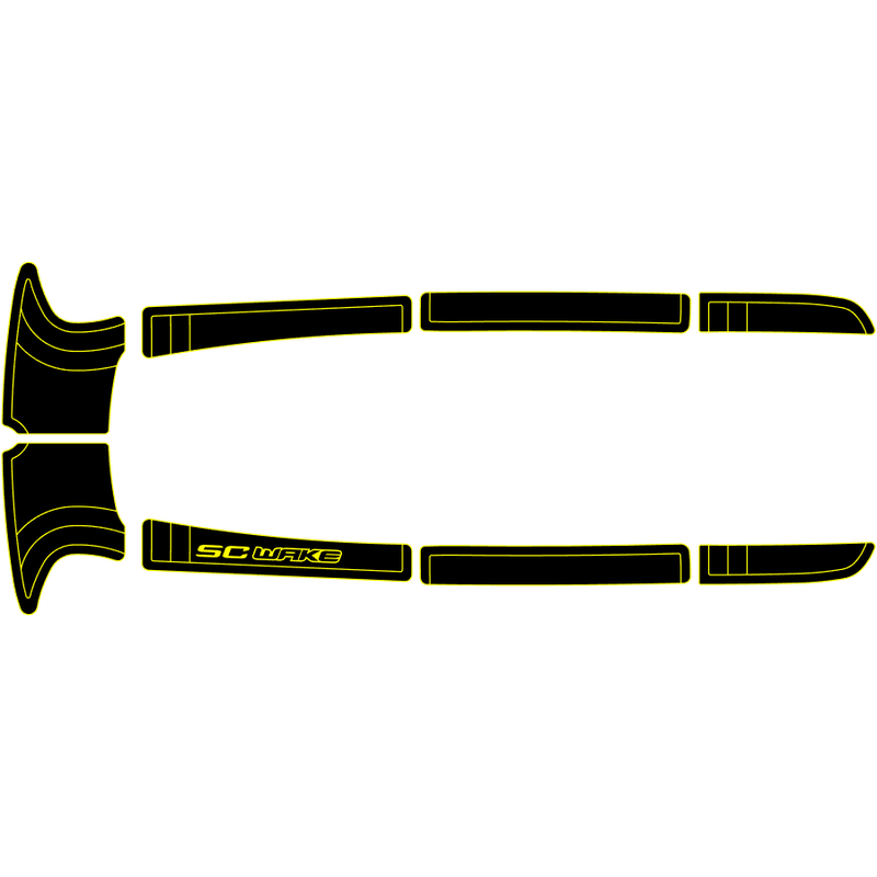 SC Wake Kawasaki 1100 STX '97-99, 900 STX '99-00, 900 STS '01-02 Jet Ski Traction Mat Kit