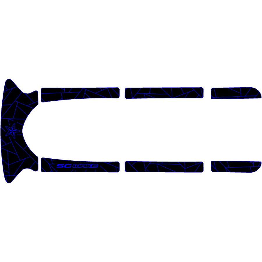 SC Wake Kawasaki 1100 STX DI '00-02 / All STX '01-17 Jet Ski Traction Mat Kit