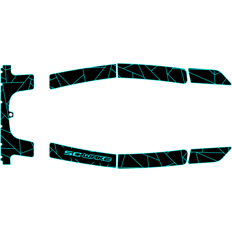 SC Wake Kawasaki 750 SS, XI, & XIR Jet Ski Traction Mat Kit
