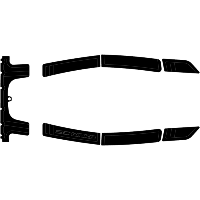 SC Wake Kawasaki 750 SS, XI, & XIR Jet Ski Traction Mat Kit