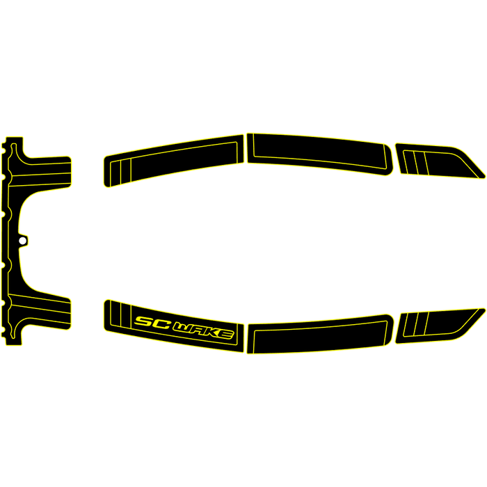 SC Wake Kawasaki 750 SS, XI, & XIR Jet Ski Traction Mat Kit