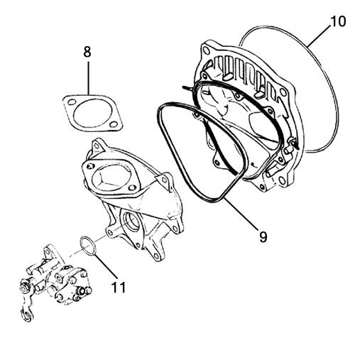 Sea Doo 720 GS '97-98 Individual Gaskets