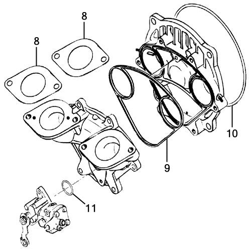 Sea Doo 650 SPX '95 Individual Gaskets