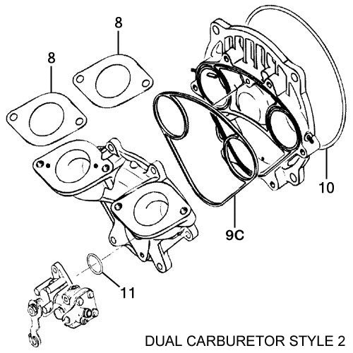 Sea Doo 650 XPi '94 Individual Gaskets
