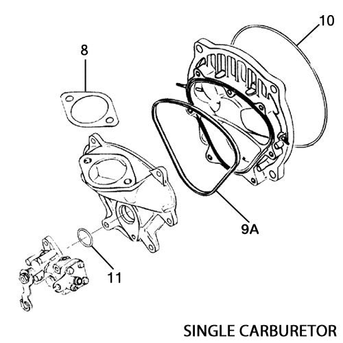 Sea Doo 650 XPi '94 Individual Gaskets
